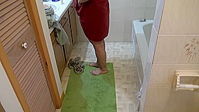 Kinky stepmom playing with teen stepson