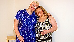 Two Chubby Mature Lesbians Go At It – MatureNL