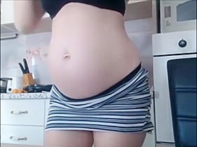 Pregnant with big tits